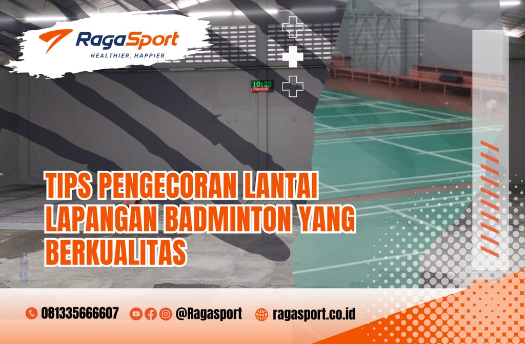 pengecoran lantai lapangan badminton