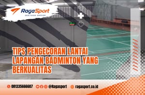 pengecoran lantai lapangan badminton