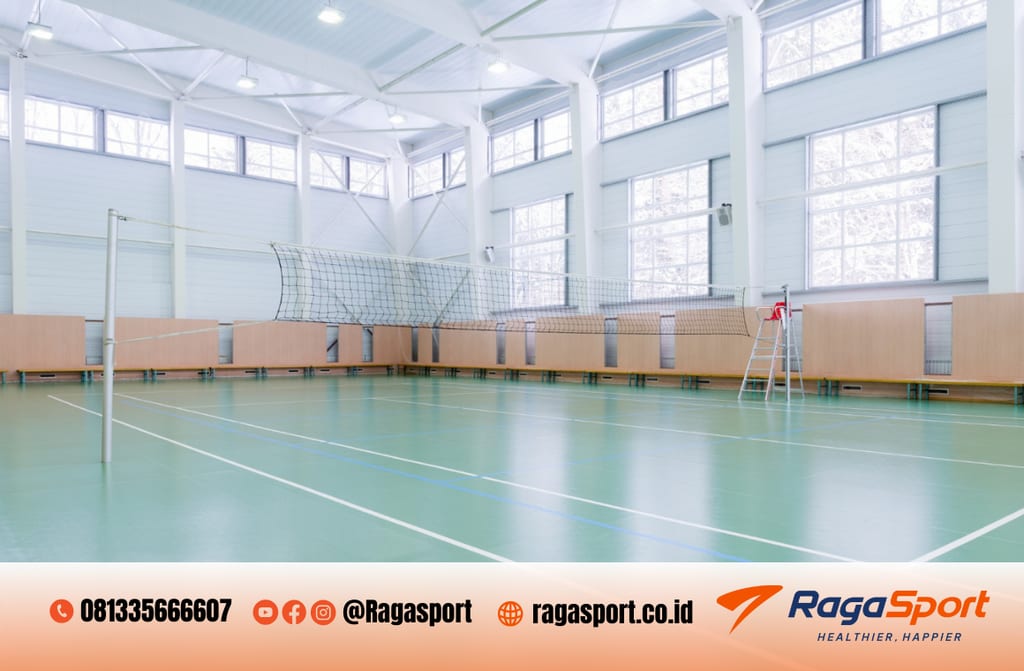 warna pengecatan lapangan badminton