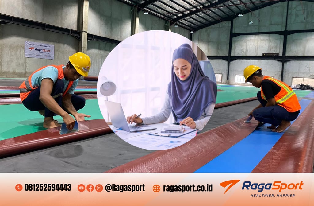 menghitung rab lapangan badminton