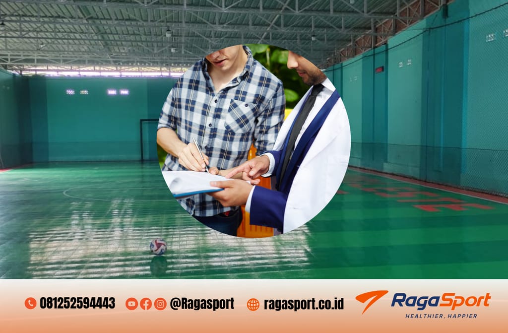 fasiltias Area Istirahat di Lapangan Futsal