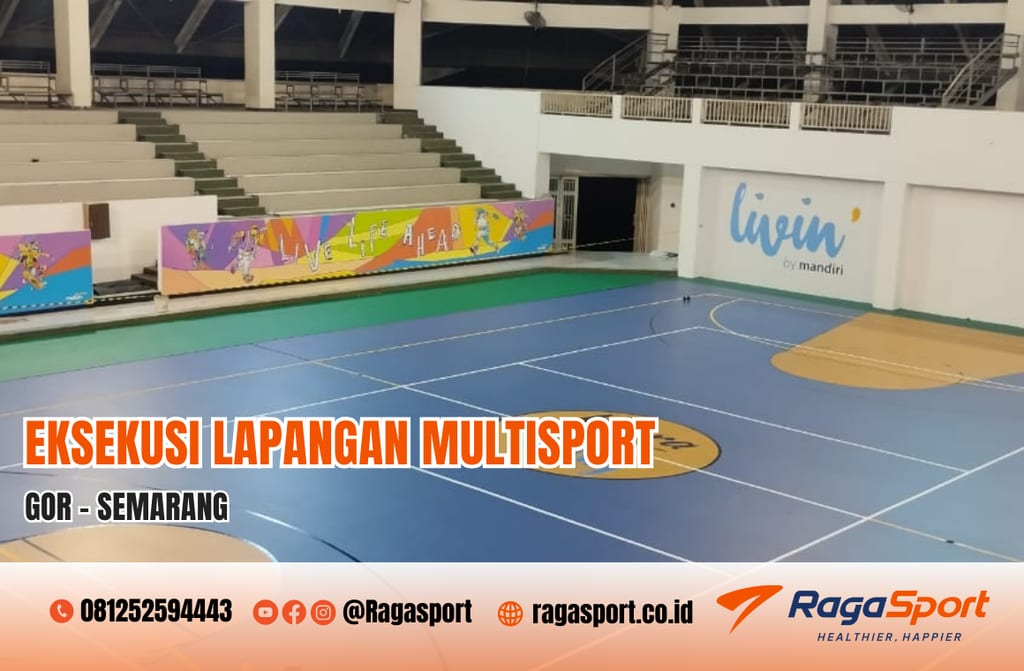 desain proyek lapangan multisport semarang
