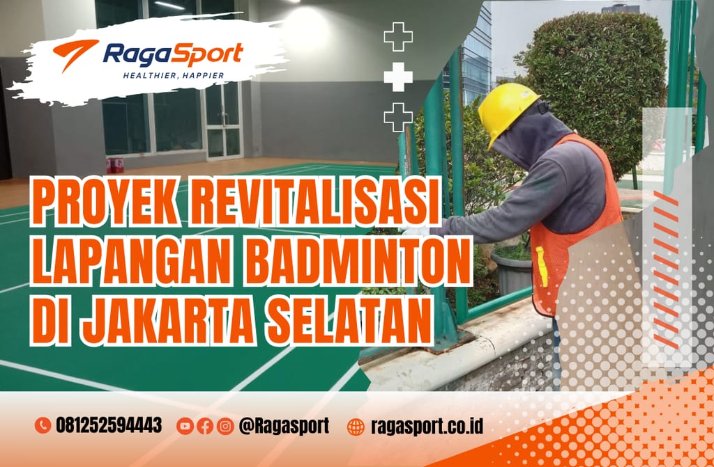 revitalisasi lapangan badminton