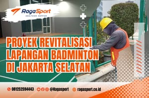 revitalisasi lapangan badminton