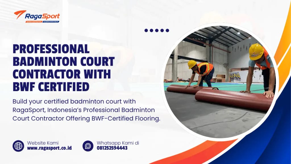 New Professional Badminton Court Contractor with BWF Certified