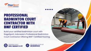 New Professional Badminton Court Contractor with BWF Certified