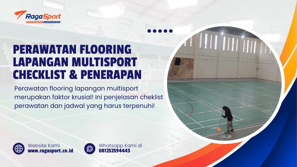 Perawatan Flooring Lapangan Multisport Checklist & Penerapan