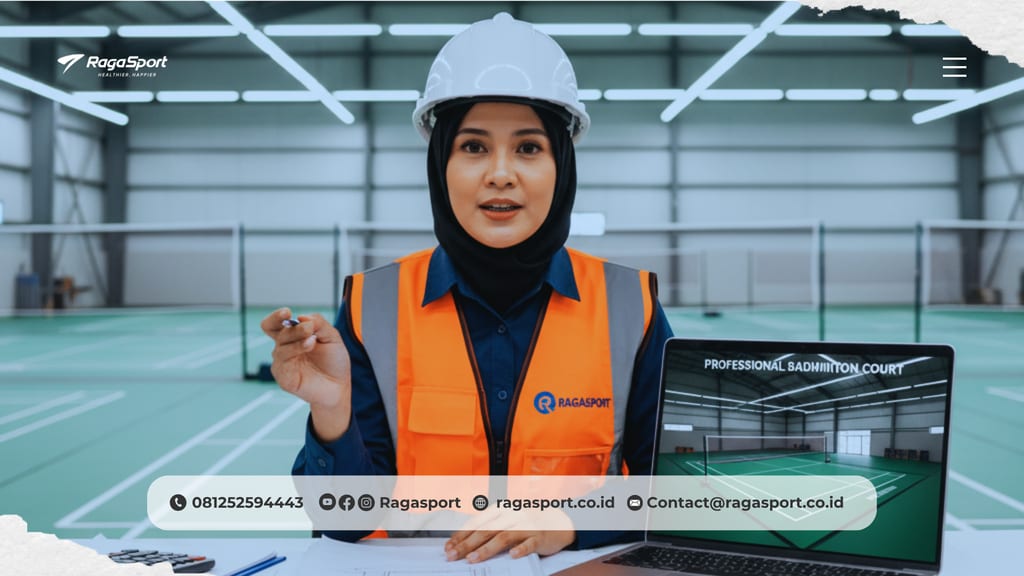 Harga Flooring Vinyl dari Kontraktor Badminton Bandung