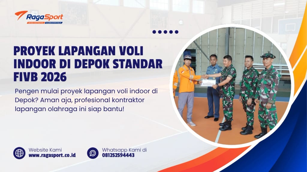 Proyek Lapangan Voli Indoor di Depok Standar FIVB 2026
