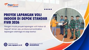 Proyek Lapangan Voli Indoor di Depok Standar FIVB 2026